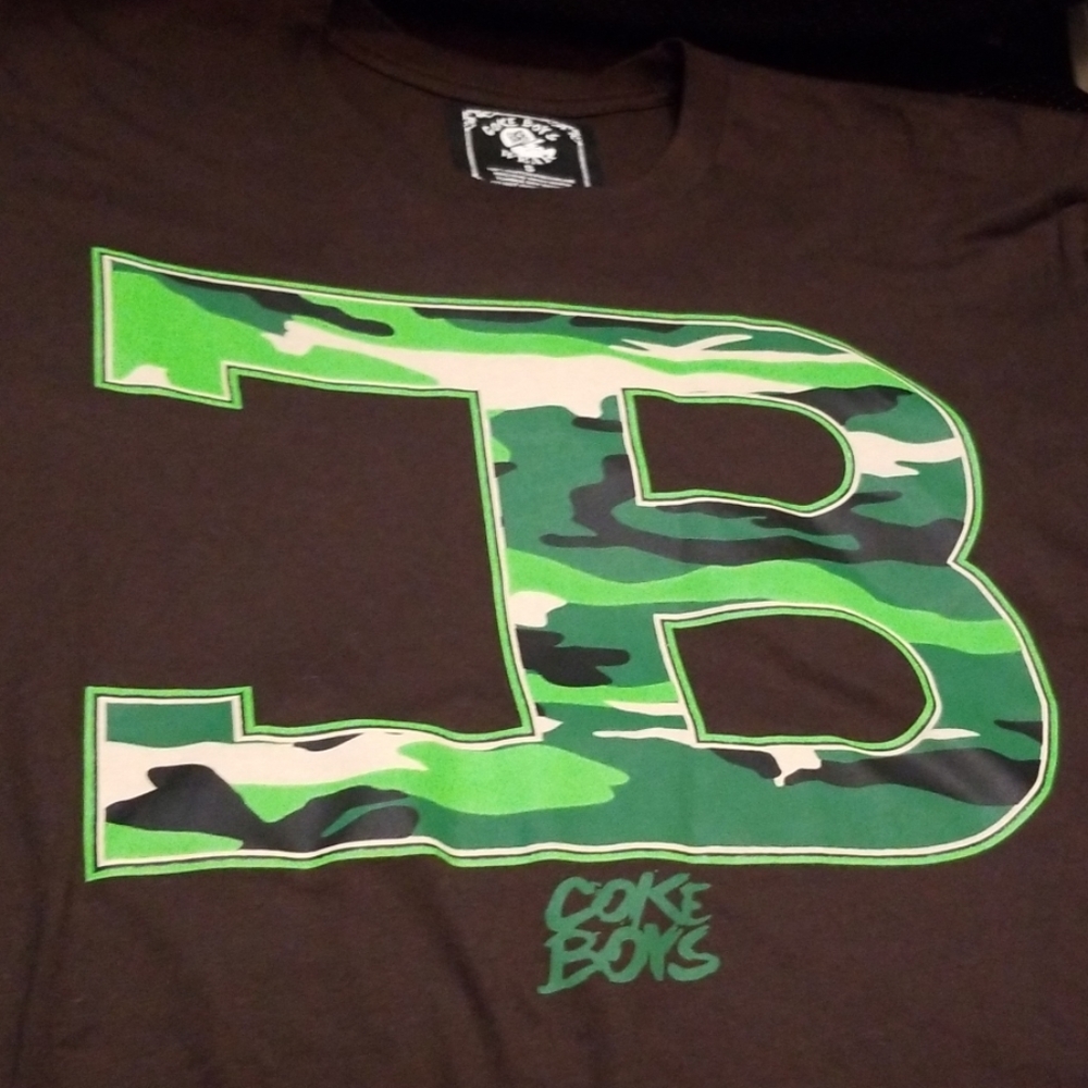 NWT Coke Boys Camo Logo Tee